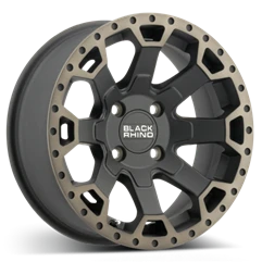 black rhino warlord matte gunmetal w machine dark tint