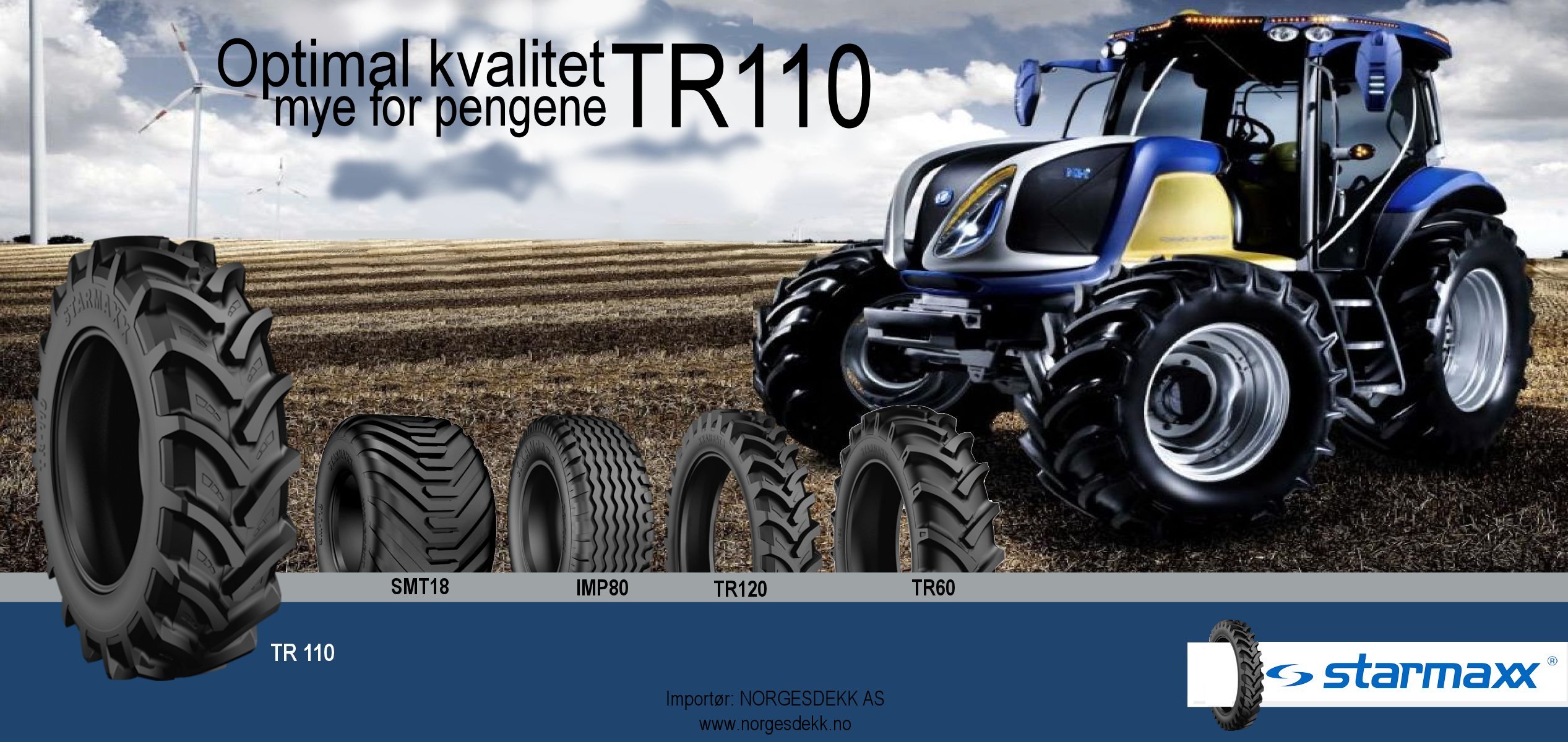 Starmaxx traktordekk