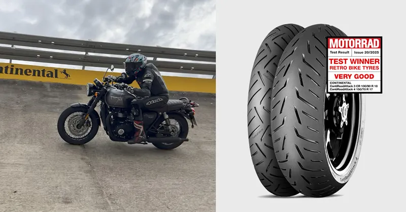 Continental vinner dekkstest for retro motorsykler Continental vinner dekkstest for retro motorsykler
